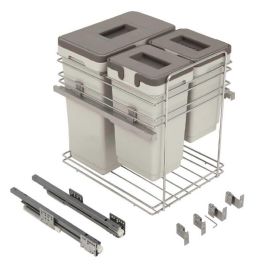 Vibo Módulo Cubo Basura Extraible Kombi M300 1X33Lts con Filtro Antiolores para Mueble de 300mm