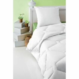 Abeil Set de 2 Almohadas Antiácaros 60x60 cm, 100% Algodón Orgánico con Funda Suave y Confortable, Eco-Responsables
