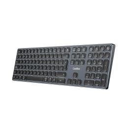Coolbox Teclado Inalambrico Retroiluminado Moonlight Key B431 Aluminio