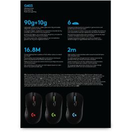Ratón Gaming Logitech G403 HERO Negro
