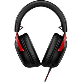 HP Cloud III Auriculares Gaming 7.1 Sonido DTS Headphone:X Sonido Espacial Over-Ear Negro Rojo