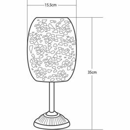 Galix G2003 Farol solar de exterior, Metal cobre, Luz LED blanca 10 lúmenes, 35 cm alto