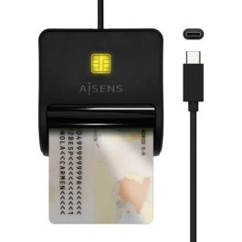 Aisens Lector Tarjetas Inteligentes DNI USB-C Negro Precio: 6.7899997. SKU: S8423283