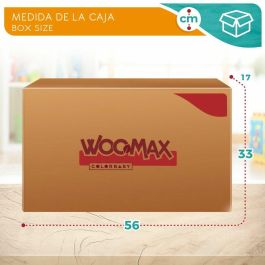 Moto correpasillos de madera vaca woomax 12" 85x37x53 cm