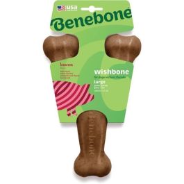 Benebone - Juguete masticable para perros adultos con sabor a tocino, Talla S Precio: 27.59000013. SKU: B1B6AXELKH