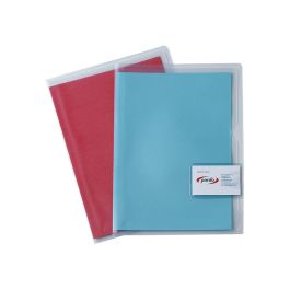 Carpeta Dossier Uñero Plastico Pardo Folio Transparente