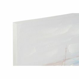 Cuadro DKD Home Decor 120 x 3 x 60 cm Barco Mediterráneo (2 Unidades)