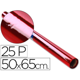 Sadipal Papel Celofán Pliegos Microperforado Rollo 25H 50x65 cm Rojo Precio: 6.50000021. SKU: B1ER452JG2
