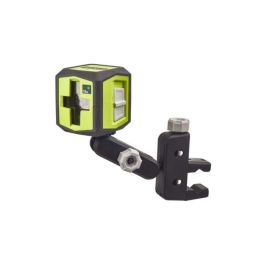 Green Cross Laser - Rango de 15 m - Precisión +/- 0.5 mm - Entregado con un alicates de fijación y 2 baterías Green Cross Laser - Rango de 15 m - Precisión +/- 0.5 mm - Entregado con un alicates de fijación y 2 baterías
