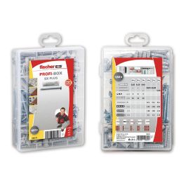Fischer Tacos SX Plus con Tornillos, Surtido de Medidas: 40 unidades 5x25mm, 30 unidades 6x30mm, 20 unidades 8x40mm - Caja 180 Uds Precio: 12.94999959. SKU: S7908458