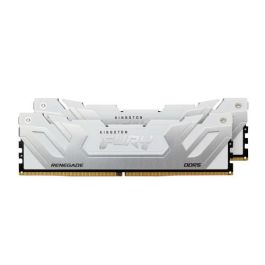 Kingston KF584CU40RWK2-48 Memoria RAM DDR5 de 48GB (2x24GB) 8400MT/s CL40 Fury Renegade White XMP para PC