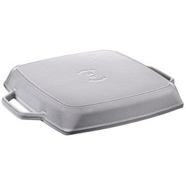 Staub Grillpfanne, cuadrada de inducción, 28cm, grafito-gris