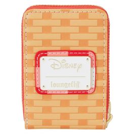 Loungefly Cartera Mickey & Friends Picnic Blanket Disney Piel Vegana con Cremallera y Detalles en Relieve/Estampados