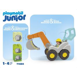 Playmobil Pala Excavadora Junior 71684 para Niños +12 Meses