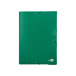 Liderpapel Carpeta proyectos folio lomo 50mm cartón forrado verde 250x350 mm
