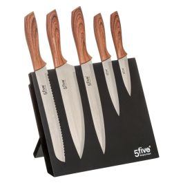 5Five Juego de cuchillos 5 piezas con soporte imantado 32 x 23,2 x 19 cm Precio: 39.49999988. SKU: S7910319