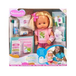 Nenuco 7/16256 Muñeco Cura Sana con Accesorios Médicos para Cuidar Heridas, Tiritas, Vendaje, Algodón y Escayola Real, +3 Años