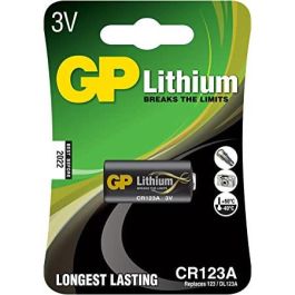 GP Pila de Litio CR123, Pilas y Baterías Recargables de Larga Duración Precio: 2.98999954. SKU: B1FAEJ4EDC