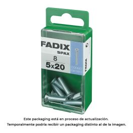Fadix 10915910 Tornillo métrica plana M 5 x 20 mm acero 8 unidades Precio: 1.9499997. SKU: S7913696