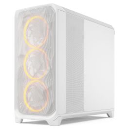 Fractal Design Meshify 3 XL White RGB TG Light Tint Caja de PC Midi con Ventana de Vidrio Templado y Panel Frontal de Malla