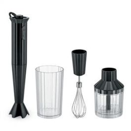 Alessi MDL10S B Batidora de Mano Plissé Negra con Accesorios Precio: 123.50000036. SKU: B1HW557RAZ