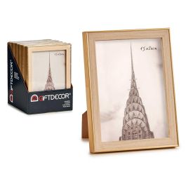 Portafoto Oro Color Madera 15X20Cm Giftdecor (24 Unidades) Precio: 55.50000049. SKU: B149A5VCS6