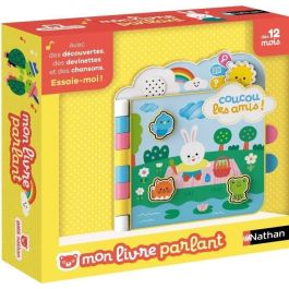 Nathan NAT3701656100126 - Mi Primer Libro Interactivo Infantil: Descubre Rimas y Cuentos para Estimular el Aprendizaje Temprano