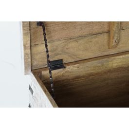 DKD Home Decor Arcon Cottage Blanco 116 x 40 x 45 cm