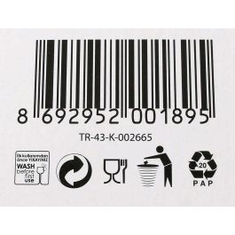 Lav Set 6 Vasos Agua 290 cc Adora 7x7x8.7 cm (8 Cajas)