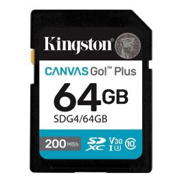 Kingston Tarjeta de Memoria SD Canvas Go! Plus 64GB UHS-I U3 V30 200MB/s SDG4/64GB Precio: 18.99000015. SKU: B1CHMZF3CW