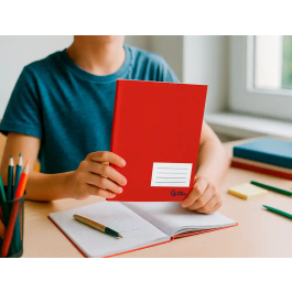 Liderpapel Libreta A5+ Smart 32 Hojas 75gr Pauta 5 2.5mm con Margen