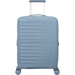 Maleta de Cabina American Tourister FastForward Spinner Expansible 55cm/ 55x40x23cm/ 4 Ruedas/ Azul