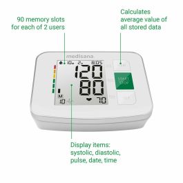 Medisana BU 512 Tensiómetro Blanco