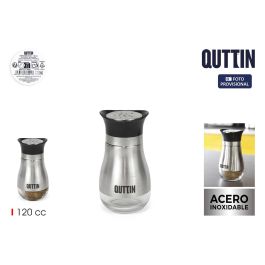 Especiero de acero inoxidable 120 cc Quttin - Inde (24 Unidades)