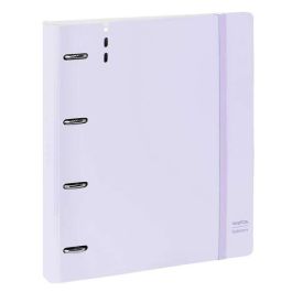 Carpeta Con Recambio Safta Din A4 Cuadro 5 mm Polipropileno Foam 4 Anillas 35 mm Lila Carpeta Con Recambio Safta Din A4 Cuadro 5 mm Polipropileno Foam 4 Anillas 35 mm Lila