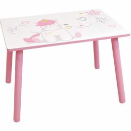 Fun House FUN3700057135270 Juego Mesa y Silla Unicornio Niños - Mesa: 41,5x61x42cm, Silla: 49,5x31x31,5cm