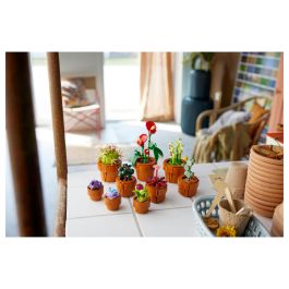 LEGO Icons 10329 Plantas Diminutas Set de Construcción Ornamental para Adultos