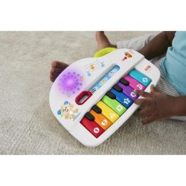 Fisher Price My Funny Piano - Piano electrónico de bebé con 8 teclas, 4 modos, 60 canciones y frases, luces, portátil - +6 meses Fisher Price My Funny Piano - Piano electrónico de bebé con 8 teclas, 4 modos, 60 canciones y frases, luces, portátil - +6 meses