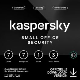 Kaspersky Small Office Security - 7 Usuarios, 3 Años - Base - ESD-DownloadESD Precio: 555.79000059. SKU: B12RLD7YQB
