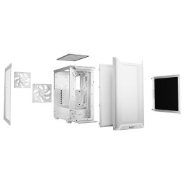 be quiet! PURE BASE 501 Airflow Window White Midi Tower Carcasa PC con Ventana Blanca