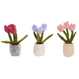 DKD Home Decor Peluche Rosa Lila Gris Beige Poliester 10 x 24 x 20 cm Precio: 33.4999995. SKU: B15HHARPX8