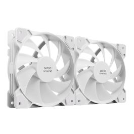 Mars Gaming MF-PROX2 Ventilador PC 120 mm Blanco, 1200 RPM, 12 dB, 38 CFM, PWM, 4 Pines, Rodamiento Hidráulico, 60000 Horas de Vida Precio: 10.78999955. SKU: B16FENHKKD