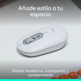 Logitech Pop Mouse Inalámbrico Bluetooth, 1000-4000 DPI, Personalizable, Blanco Logitech Pop Mouse Inalámbrico Bluetooth, 1000-4000 DPI, Personalizable, Blanco
