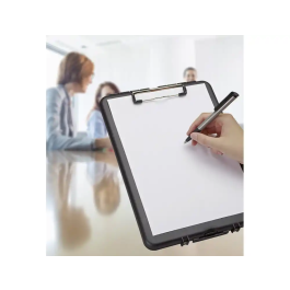 Maul Portanotas A4 Polipropileno con Caja de Almacenamiento, Negro