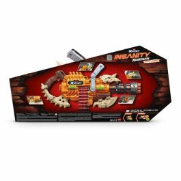 ZURU ZUR4894680033399 XSHOT Insanity HorrorFire Dread Hammer Blaster con cinturón, 35 dardos y alcance 30 metros