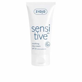 Ziaja SENSITIVE Crema Calmante de Día para Pieles Sensibles con SPF 20, Hidratante, 50 ml