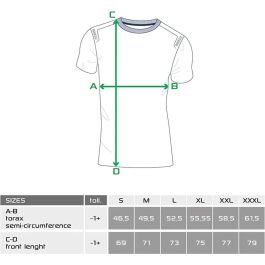 Sparco S02408AZ4XL Camiseta Tech Stretch de Algodón Suave y Elástico Azul Talla XL con Detalles Contrastados