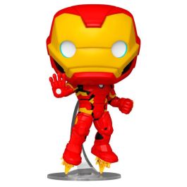 Funko Pop 82499 Marvel Iron Man: Figura Coleccionable Oficial del Brillante Inventor de 12,2 cm para Héroes