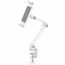 Neomounts DS15-545WH1 Soporte de tablet universal con movimiento completo y abrazadera de escritorio para tablets de 4.7"-12.9", blanco