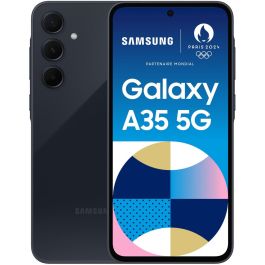 Samsung Galaxy A35 5G 128GB 6GB RAM EE EU Negro - Pantalla Super AMOLED 120Hz, Cámara 50MP, Gorilla Glass Victus+
